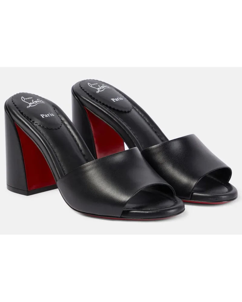 Christian Louboutin Mules Jane in pelle Nero