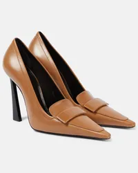 Saint Laurent Pumps D'Orsay 110 in pelle Marrone