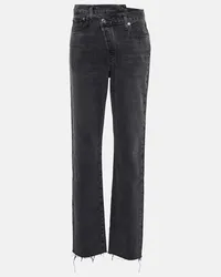 AGOLDE Jeans Criss Cross a vita alta Nero