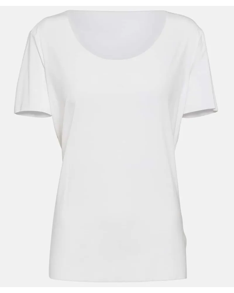 Wolford T-shirt in jersey Aurora Bianco