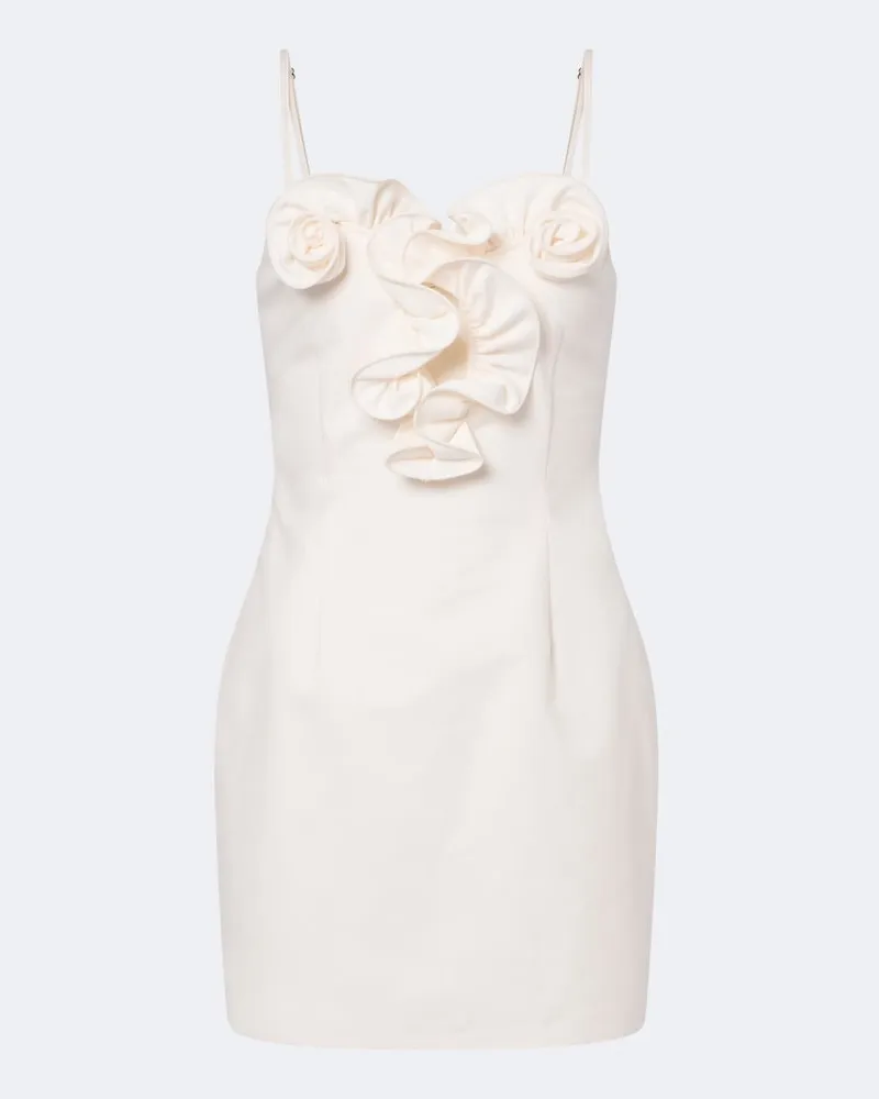Magda Butrym Abito corto in cotone Bianco