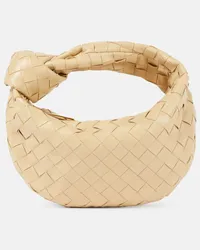 Bottega Veneta Borsa Jodie Mini in pelle Beige