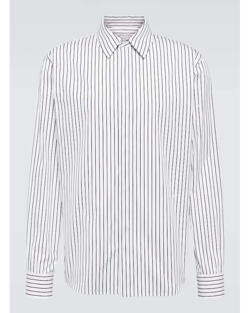 Bottega Veneta Camicia in cotone a righe Multicolore