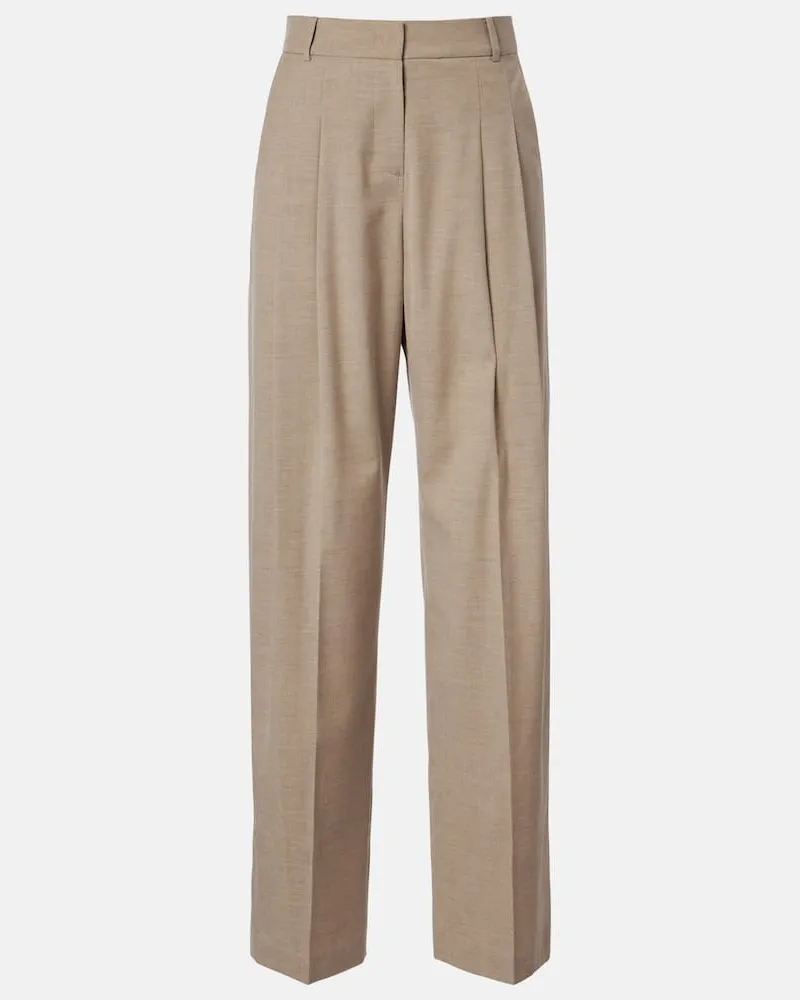 FRANKIE Shop Pantaloni a gamba larga Gelso Beige