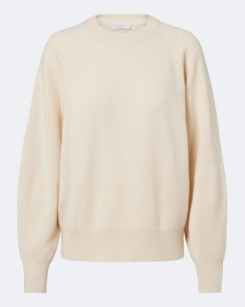 Brunello Cucinelli Pullover in cashmere Beige