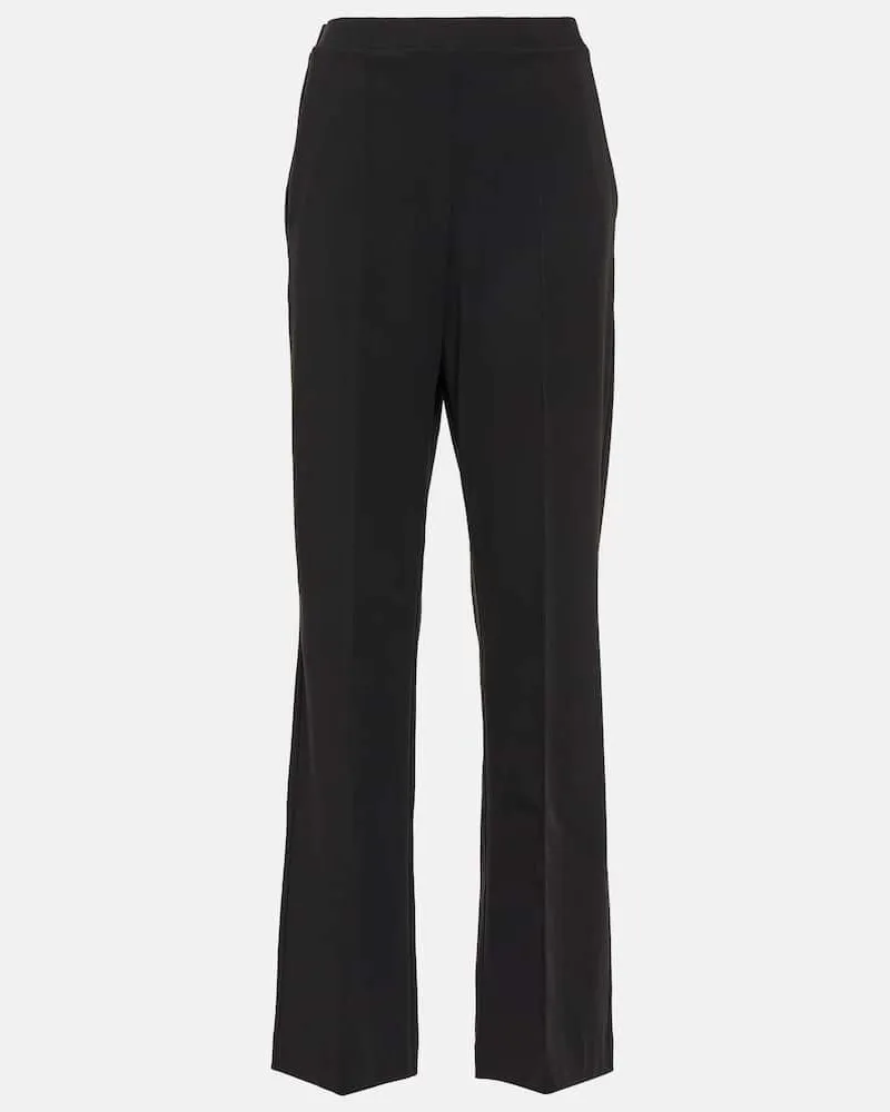 Max Mara Leisure - Pantaloni Calca a vita alta Nero