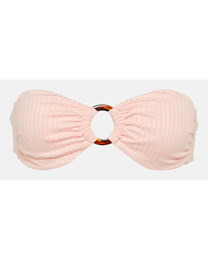 Melissa Odabash Top bikini a fascia Brisbane Rosa