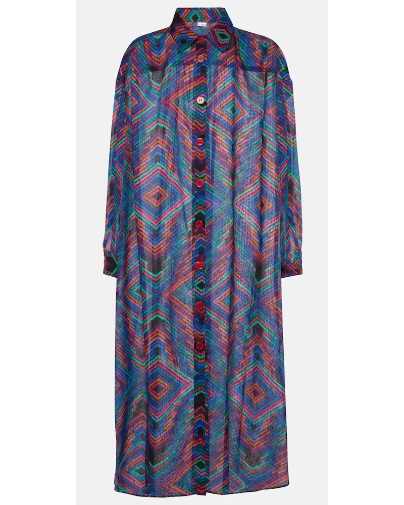 Eres Abito chemisier Dj in voile di cotone Multicolore