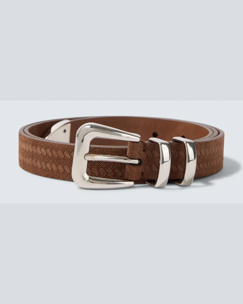 Brunello Cucinelli Cintura in pelle Marrone