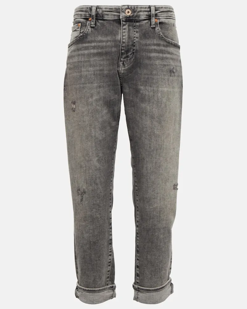 Adriano Goldschmied Jeans slim Ex-Boyfriend a vita media Grigio