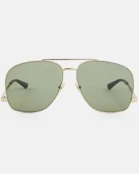 Saint Laurent Occhiali da sole aviator SL 653 Leon Oro