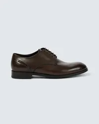 Ermenegildo Zegna Stringate Siena Flex in pelle Marrone