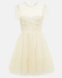 RED Valentino Miniabito in mesh Bianco