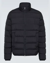 Moncler Piumino con zip Blu