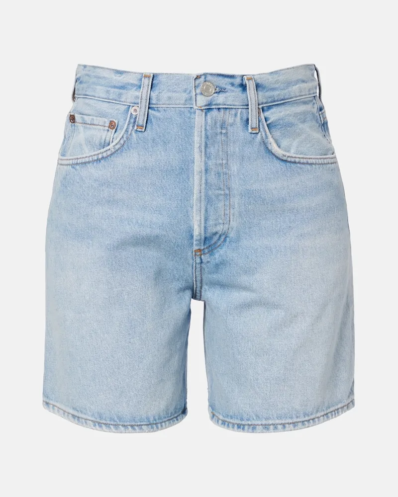 AGOLDE Shorts Dame in denim Blu