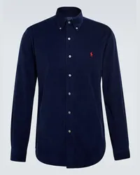 Ralph Lauren Camicia in velluto a coste Blu