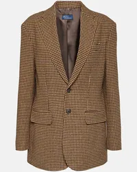 Ralph Lauren Blazer in tweed pied-de-poule Multicolore