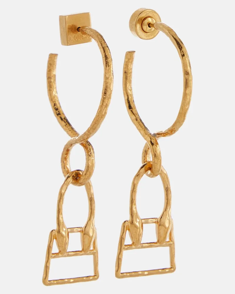 Jacquemus Orecchini a cerchio Chiquita Oro
