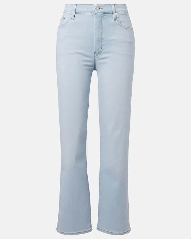 Frame Denim Jeans regular Le Sleek a vita alta Blu