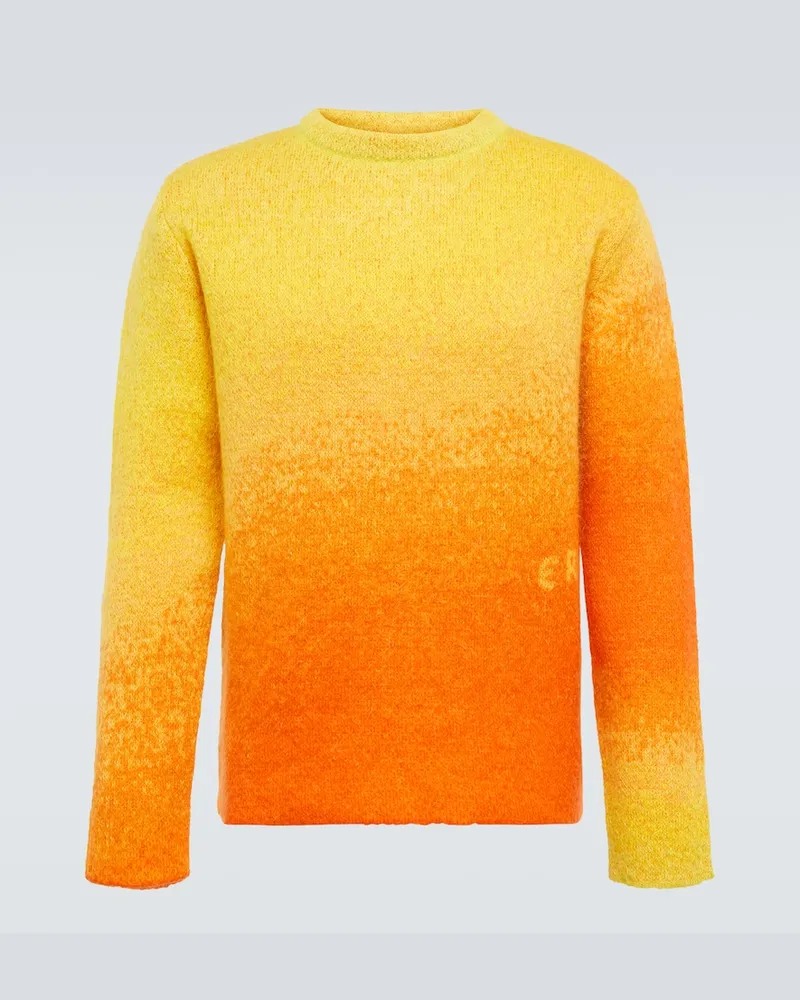 ERL Pullover in misto mohair Arancione