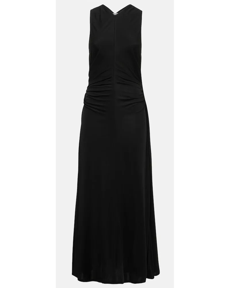 Bottega Veneta Abito lungo Knot in jersey Nero