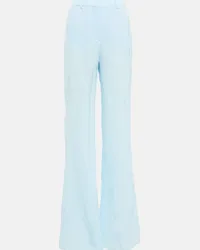 SPORTMAX Pantaloni flared a vita alta Blu