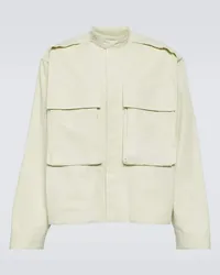 Jil Sander Giacca oversize in cotone Verde