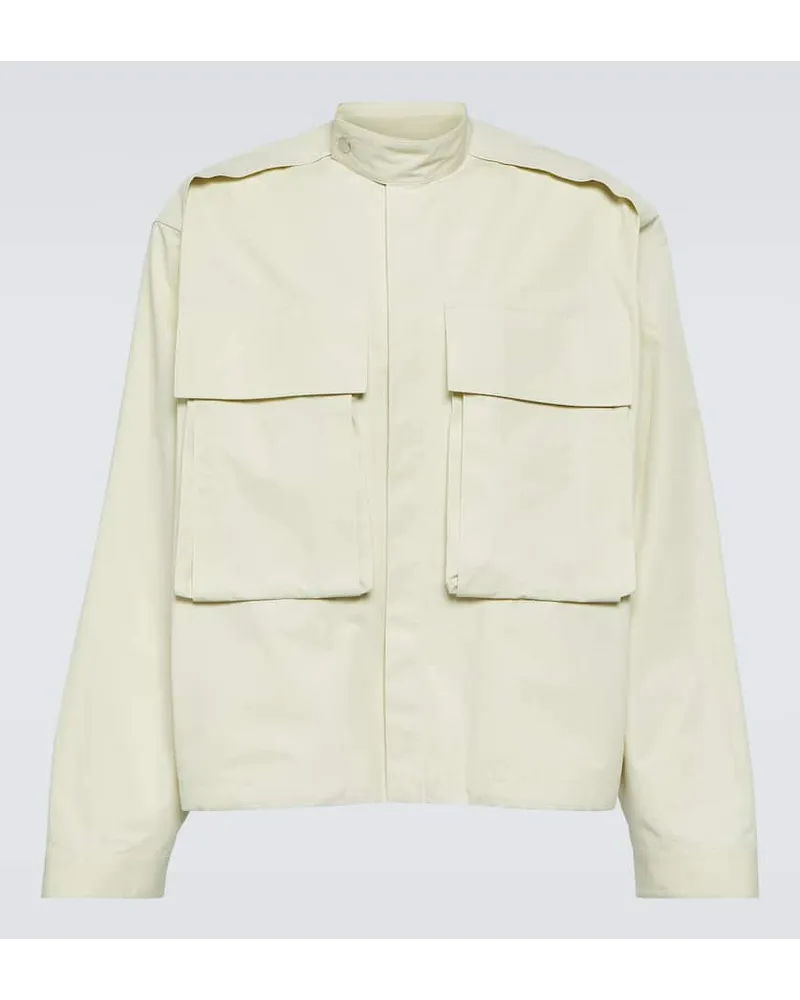 Jil Sander Giacca oversize in cotone Verde
