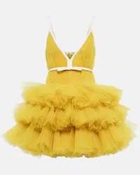 Giambattista Valli Miniabito in tulle Giallo