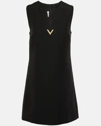 Valentino Garavani Miniabito in Crêpe Couture Nero