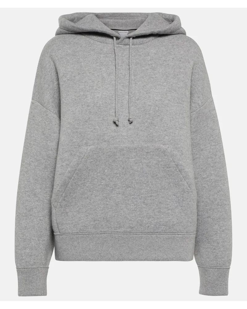 Bottega Veneta Felpa con cappuccio in misto cashmere Grigio