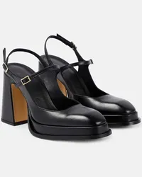 SOULIERS MARTINEZ Pumps slingback Claudia in pelle Nero