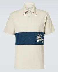 Burberry Polo EKD in cotone Beige