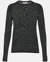 Max Mara Pullover Vadius in lana vergine Nero