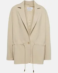 Max Mara Giacca Betulla in misto lana Beige