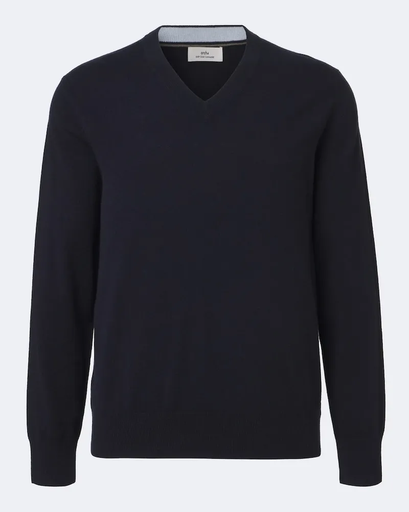 arch4 Pullover Mr Harrison in cashmere Blu
