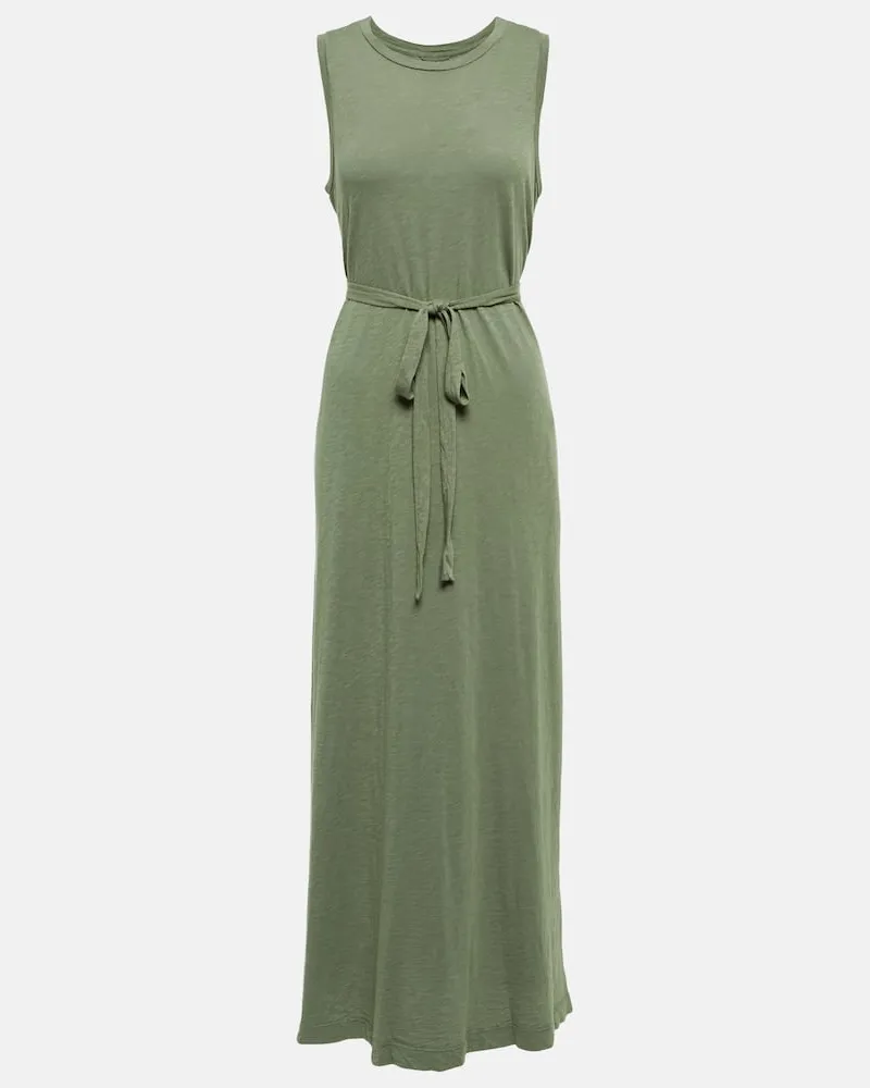 Velvet Abito lungo Edith in cotone Verde