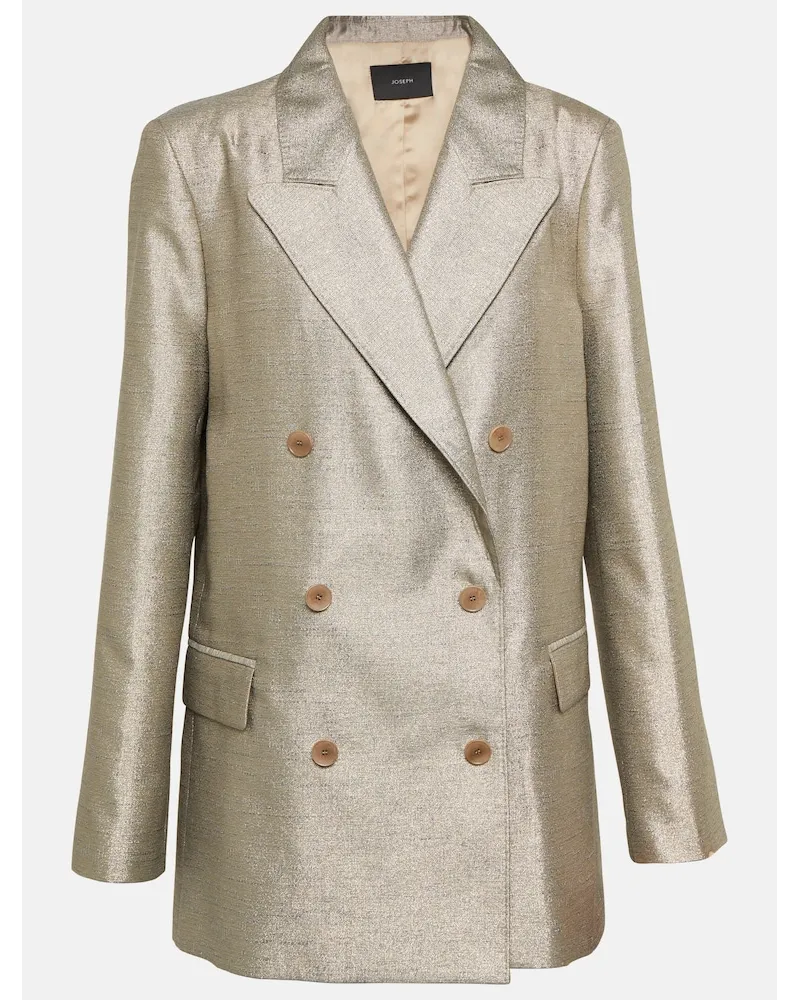 Joseph Blazer Chapone oversize metallizzato Argento