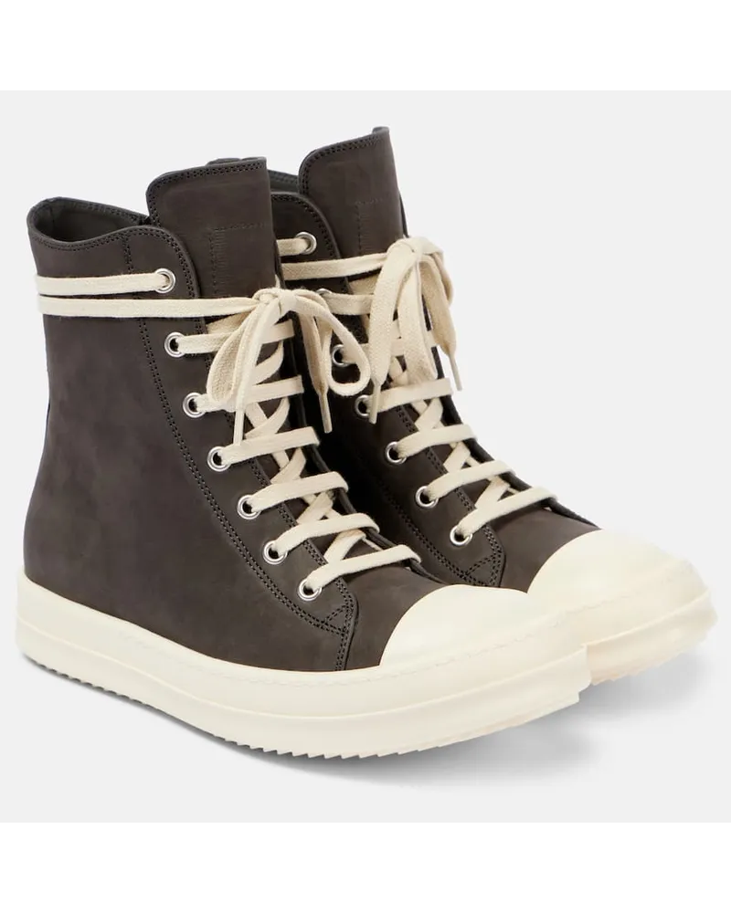 Rick Owens Sneakers alte Geobasket in suede Grigio
