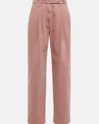 Brunello Cucinelli Jeans regular a vita alta Rosa