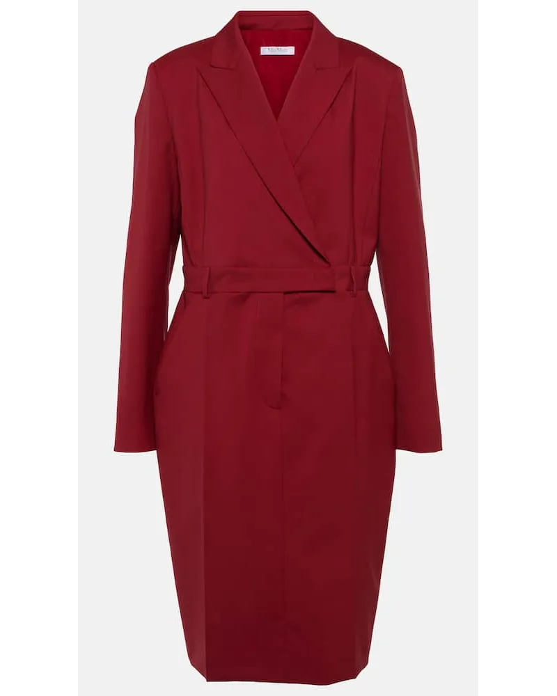 Max Mara Miniabito Odessa in lana Rosso