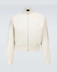 Prada Bomber in cotone Neutro