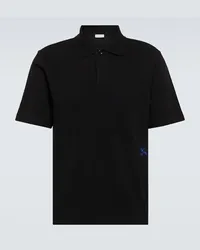 Burberry Polo EKD in cotone Nero