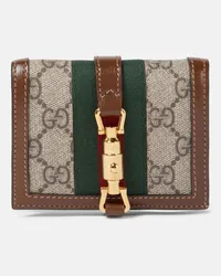 Gucci Portacarte Jackie 1961 Beige