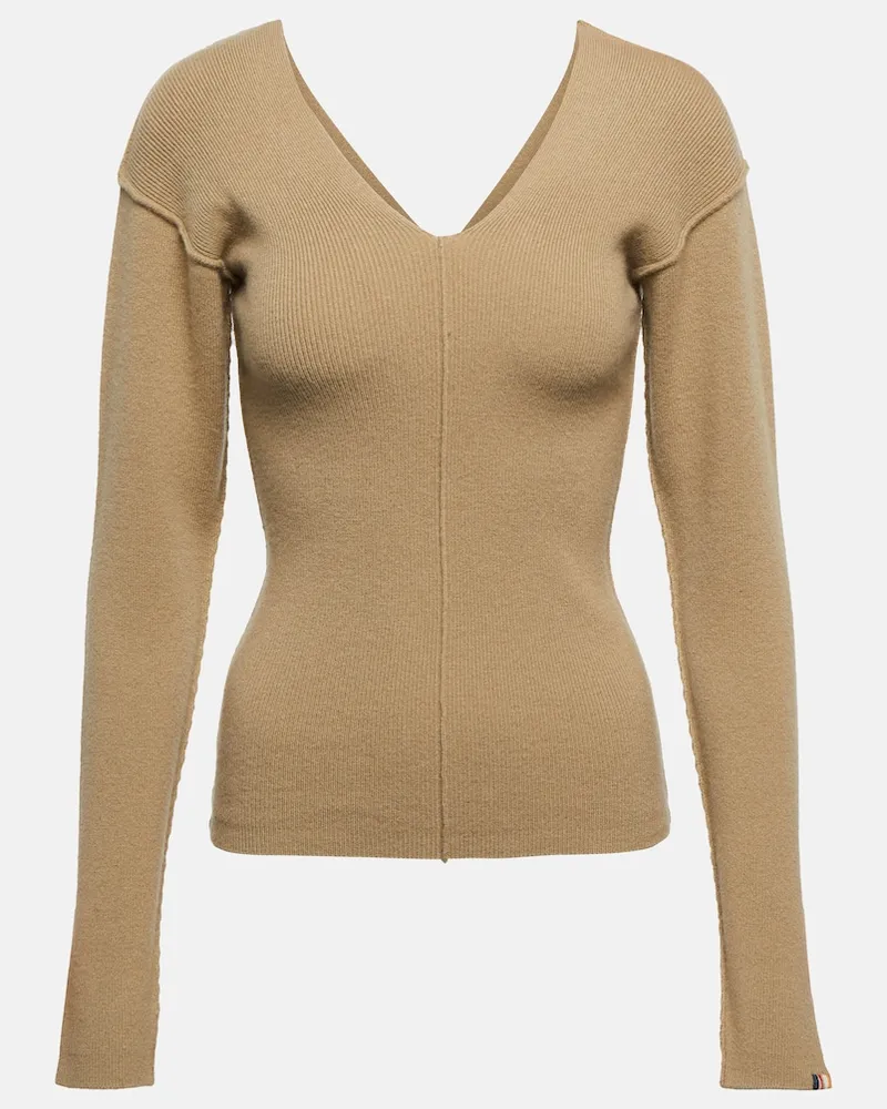 extreme cashmere Pullover N° 253 Lady in misto cashmere Beige