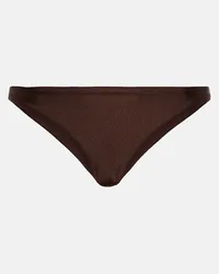 JADE SWIM Slip bikini Classic Marrone