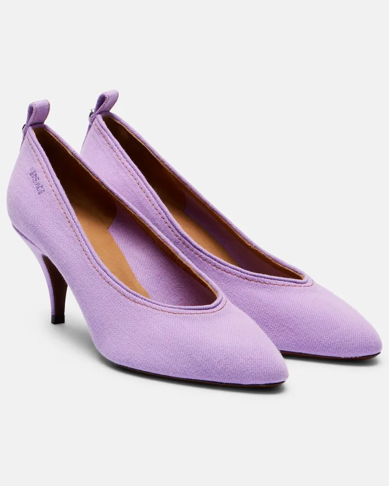 Versace Pumps Tina in denim Viola