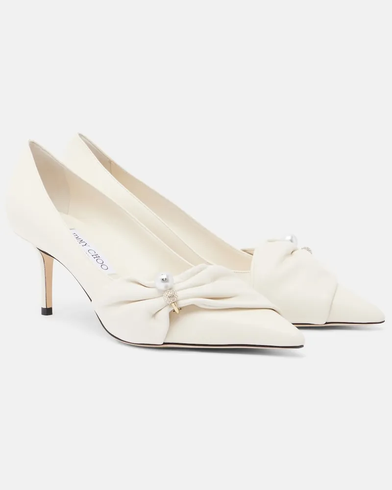 Jimmy Choo Pumps Rafi in pelle Bianco