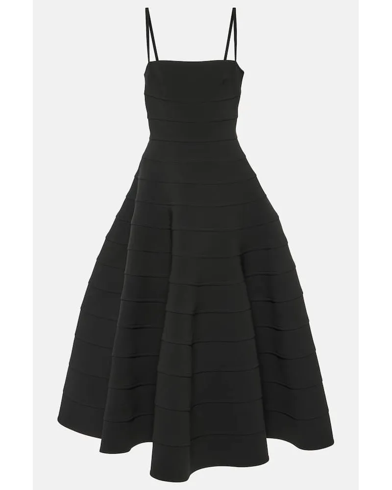 Altuzarra Abito midi Connie in maglia Nero