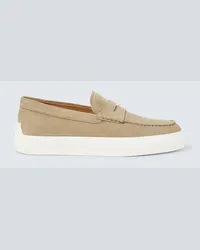 TOD'S Mocassini in suede Beige